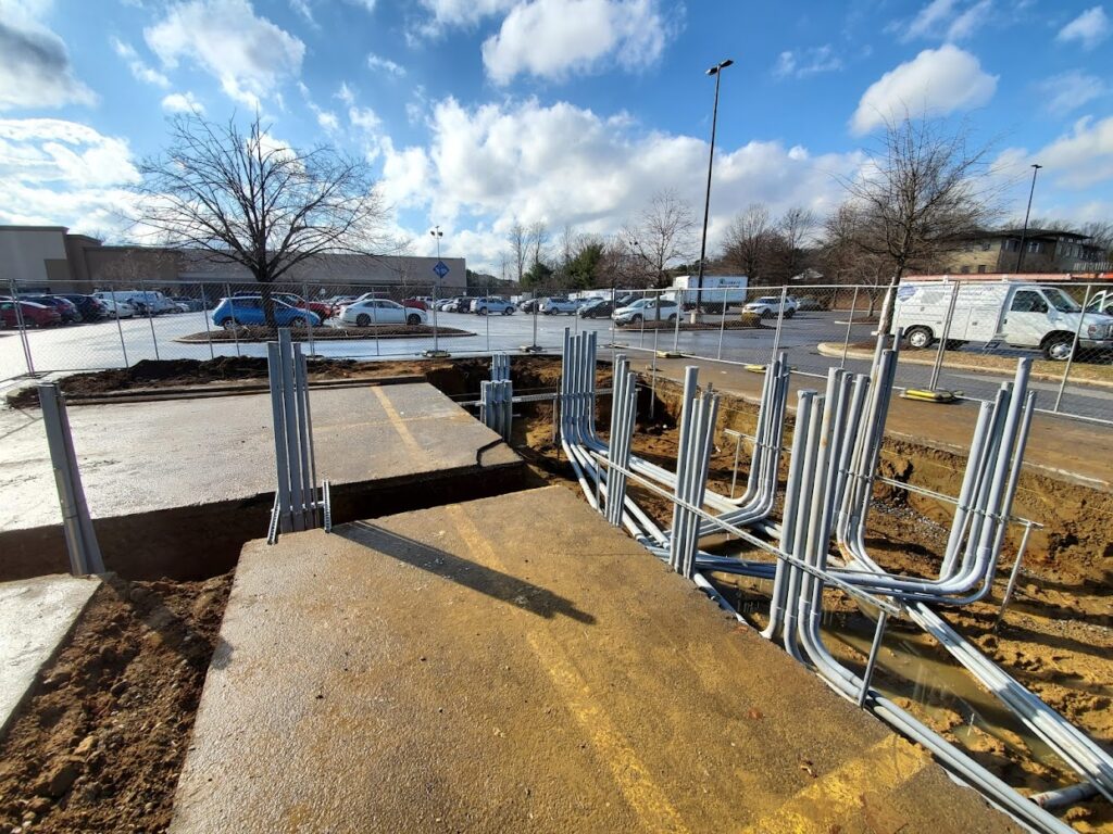 crofton commercial ev charger station installation