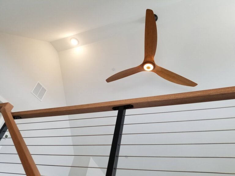 modern ceiling fan light installation