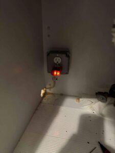 We installed a dedicated outlet for a dishwasher in Annapolis, Maryland, utilizing an existing circuit to ensure convenient and reliable kitchen appliance use.