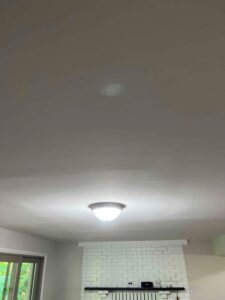 We installed modern flush mount and recessed lighting in a home in Gambrills, MD, along with replacing outside fixtures and adding two outdoor outlets for enhanced functionality and aesthetics.